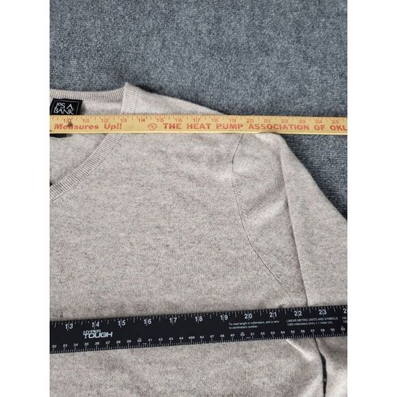 Jos A. Bank Traveler Cashmere Sweater Men Sz XL Tight Knit‎ V Neck Workwear - Picture 4 of 8